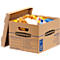 Umzugsbox SmoothMove, 2-lagige Wellenpappe, abnehmbarer Deckel, Beschriftungsfeld, H 260 x B 325 x T 375 mm, 32 L, 10 Stück