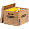 Umzugsbox SmoothMove, 2-lagige Wellenpappe, abnehmbarer Deckel, Beschriftungsfeld, H 260 x B 325 x T 375 mm, 32 L, 10 Stück