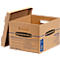 Umzugsbox SmoothMove, 2-lagige Wellenpappe, abnehmbarer Deckel, Beschriftungsfeld, H 260 x B 325 x T 375 mm, 32 L, 10 Stück