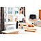 Umzugsbox SmoothMove, 2-lagige Wellenpappe, abnehmbarer Deckel, Beschriftungsfeld, H 260 x B 325 x T 375 mm, 32 L, 10 Stück