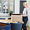 Umzugsbox SmoothMove FastFold Standard, C-Welle-Wellpappe, Tragegriffe, H 270 x B 320 x T 470 mm, 39 L, 10 Stück, braun