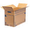 Umzugskarton SmoothMove Standard, 2-lagige Wellenpappe, Beschriftungsfeld, 440 x 330 x 70 mm, 100 L, 10 Stück