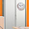UNILUX ATTRACTION Horloge murale, mouvement à quartz, 22 cm, fixation magnétique, gris métal, pile fournie
