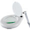 Unilux LED loeplamp ZOOM, 175 % vergroting, 6 W LED, dubbele scharnierarm, wit