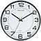 UNILUX MAGNET Wanduhr, Quarzuhrwerk, 30,5 cm, Magnetbefestigung, metallgrau, Batterie inklusive
