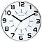 Unilux POP Wanduhr weiss, Durchmesser: 30,5 cm, Quarzuhrwerk, leise schleichende Zeiger, Batterie inklusive
