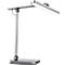 Unilux PURELINE LED-bureaulamp, dimbaar, 3000K/4000K/5700K, lichtsterktesensor, scharnierarm, metaalgrijs