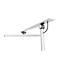 Unilux PURELINE LED-bureaulamp, dimbaar, 3000K/4000K/5700K, lichtsterktesensor, scharnierarm, wit
