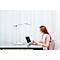 Unilux PURELINE LED-bureaulamp, dimbaar, 3000K/4000K/5700K, lichtsterktesensor, scharnierarm, wit