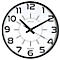 UNILUX Wanduhr Maxi Pop, Quarz, Ø 37,5 cm, leise schleichende Zeiger, schwarz
