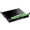 Cartouche de toner noire pour imprimantes, cadre vert.