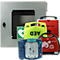 Universal Defibrillator-Außenwandkasten, klimatisiert, beleuchtet mit Alarm, IP54, B 400 mm x T 200 mm x H 400 mm