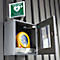 Universal Defibrillator-Außenwandkasten, klimatisiert, beleuchtet mit Alarm, IP54, B 400 mm x T 200 mm x H 400 mm
