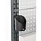 Universalhalter für Arbeitstische/Tischaufbauten AST31, offen, bis 5 kg, Kunststoff, schwarz