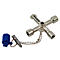 Universele sleutel PROJAHN BASIC, 1/4', zink-drukgietwerk, incl. ketting/bit/omkeerbit