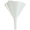 Universele trechter, Ø 164 mm, polyethyleen (HDPE), voedselveilig, met oogje en ontluchtingsribben