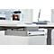 Unterbauschublade OrgaWork, Soft-Close-Einzug, abschließbar, B 430 x T 410 H 70 mm, weiß