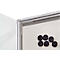 Update Display binnenvitrine, afsluitbaar, magnetische achterwand, aluminium frame, zilver, 4 x DIN A4