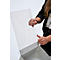 Update Display brochurehouder Outdoor PLUS, DIN A4, verrijdbaar met wielen, geperforeerd plaatstalen ontwerp, zilver