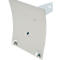 Update Display brochurehouder Outdoor PLUS, DIN A4, verrijdbaar met wielen, geperforeerd plaatstalen ontwerp, zilver