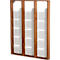 Update Display brochurehouder WoodMagazine, wandmodel, enkelzijdig, hout en acrylglas, beuken, 15 A4-compartimenten per stuk