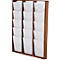 Update Display brochurehouder WoodMagazine, wandmodel, enkelzijdig, hout en acrylglas, beuken, 15 A4-compartimenten per stuk