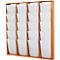 Update Display brochurehouder WoodMagazine, wandmodel, enkelzijdig, hout en acrylglas, beuken, 20 A4-compartimenten per stuk