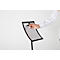 Update Display informatiestandaard concaaf, gebogen ontwerp, poedercoating, DIN A3, zwart