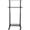 Update Display mobile Arbeitsstation BLACK, höhenverstellbar, Laufrollen mit Feststell-Bremse, schwarz