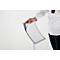 Update Display Panneau d'affichage concave, design incurvé, revêtement par poudre, DIN A3, argenté
