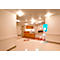 Update Display Panneau d'information, double face, plaque de base en acier, profil central ovale, DIN A1, argenté