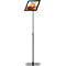 Update Display Panneau d'information Econom, simple face, hauteur et format réglables, DIN A4, noir