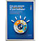 Update Display Safety cadre pliable, 25 mm, onglet, aluminium, montage mural, argent, DIN A2