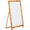 Update Display Tableau d'information FLOOR, magnétique, tableau blanc, support dorsal rabattable, bois de pin, 440 x 770 mm