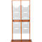 Update Display vloerstandaard WoodMagazine, 20 DIN A4, dubbelzijdig, beukenhout, acrylglas, vrijstaand, beuken