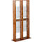 Update Display vloerstandaard WoodMagazine, 20 DIN A4, dubbelzijdig, beukenhout, acrylglas, vrijstaand, beuken