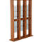Update Display vloerstandaard WoodMagazine, 30 x DIN A4, dubbelzijdig, beukenhout, acrylglas, vrijstaand, beuken