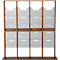 Update Display vloerstandaard WoodMagazine, 40 x DIN A4, dubbelzijdig, beukenhout, acrylglas, vrijstaand, beuken