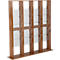 Update Display vloerstandaard WoodMagazine, 40 x DIN A4, dubbelzijdig, beukenhout, acrylglas, vrijstaand, beuken