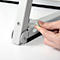 Update Displays Staffelei, höhenverstellbar, Aluminium, faltbare Füsse, B 536 x T 309 x H 1500 mm, grau
