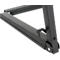 Update Displays Staffelei, höhenverstellbar, Aluminium, faltbare Füsse, B 536 x T 309 x H 1500 mm, schwarz