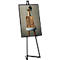 Update Displays Staffelei, höhenverstellbar, Aluminium, faltbare Füsse, B 536 x T 309 x H 1500 mm, schwarz