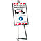 Update Displays Staffelei, höhenverstellbar, Aluminium, faltbare Füsse, B 536 x T 309 x H 1500 mm, schwarz