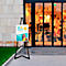 Update Displays Staffelei, höhenverstellbar, Aluminium, faltbare Füsse, B 536 x T 309 x H 1500 mm, schwarz