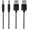 USB 2.0 oplaad-/datakabel Good Connections, voor iPhone/iPad/iPod, MFI-gecertificeerd, USB-A naar Lightning-connector, 12 W, tot 480 Mbit/s, lengte 0,5 m, zwart