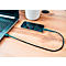 USB 2.0 oplaad-/datakabel Good Connections, voor iPhone/iPad/iPod, MFI-gecertificeerd, USB-A naar Lightning-connector, 12 W, tot 480 Mbit/s, lengte 0,5 m, zwart