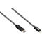 USB 2.0 oplaad-/datakabel Good Connections, voor iPhone/iPad/iPod, MFI-gecertificeerd, USB-C naar Lightning-connector, 18 W, tot 480 Mbit/s, lengte 0,5 m, zwart