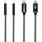USB 2.0 oplaad-/datakabel Good Connections, voor iPhone/iPad/iPod, MFI-gecertificeerd, USB-C naar Lightning-connector, 18 W, tot 480 Mbit/s, lengte 0,5 m, zwart