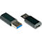 USB 3.0 Adapter Good Connections, USB-A an USB-C Buchse, bis 5 Gbit/s, PVC, schwarz