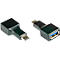 USB 3.0 Adapter Good Connections, USB-C an USB-A Buchse, bis 5 Gbit/s, PVC, schwarz
